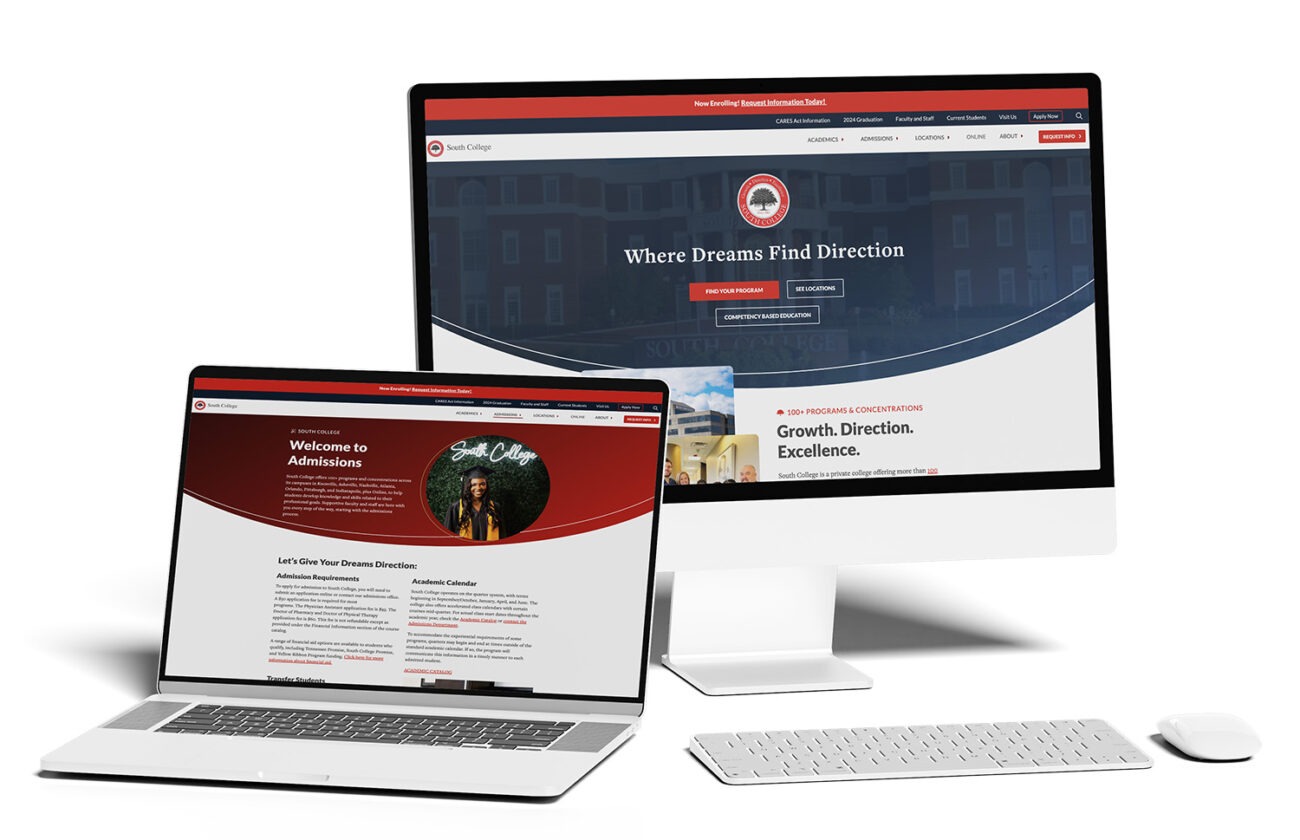 South College - Higher Education Website Redesign, WordPress - WebDevStudios